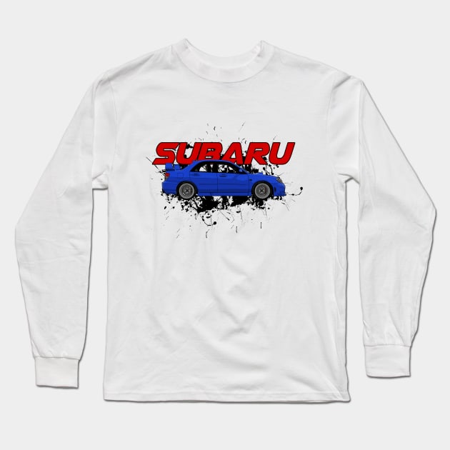 Subaru Impreza Long Sleeve T-Shirt by JDMzone